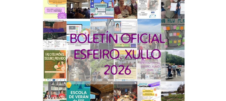 Collage de imaxes de actividades de xuño